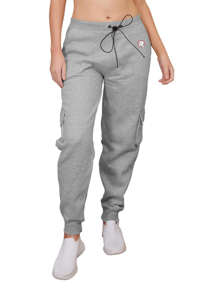 Women's Elastic Waist Cargo Joggers – Casual Combat Trousers for Everyday Wear