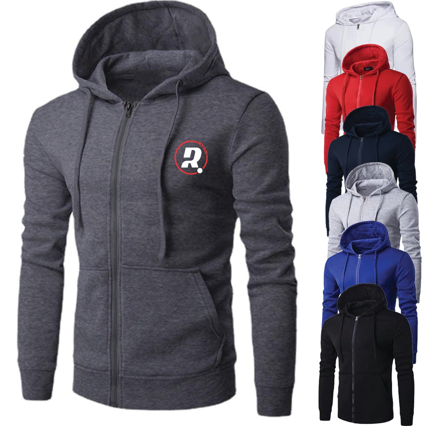 Long Sleeve Zipper Hoodie