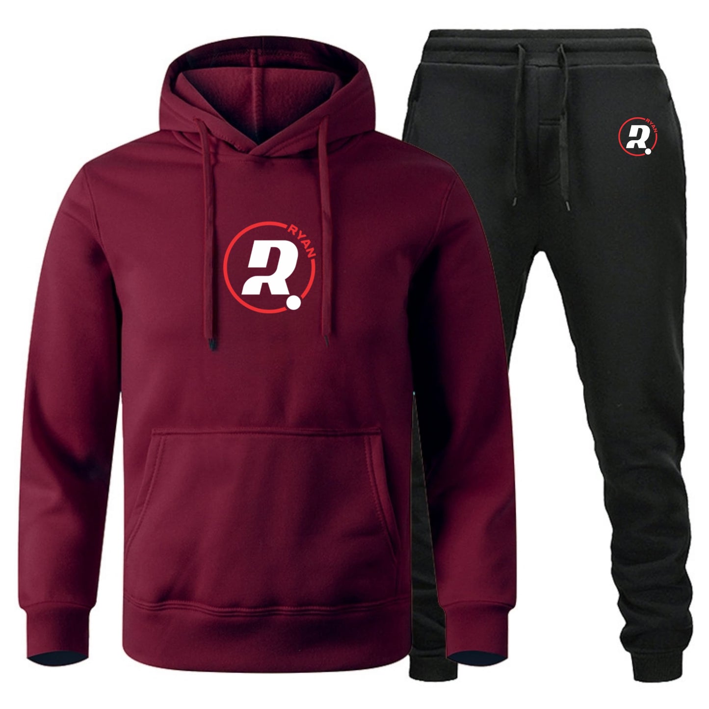 2-Piece Activewear Set – Sport Hoodie & Jogger Pants for Outdoor & Casual Wear