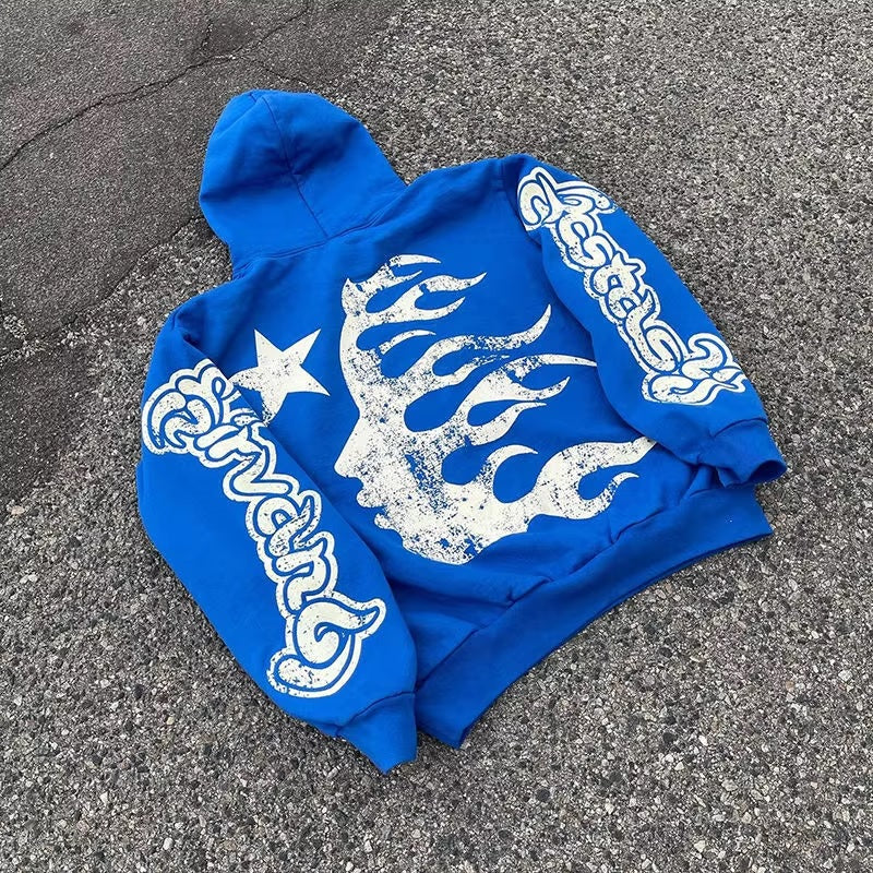 Unique Style Printed Hoodie