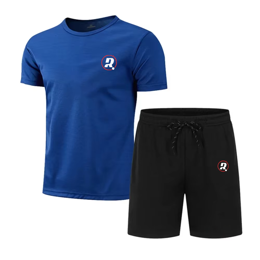 Men's Summer Customized Sports Set – Quick-Dry T-Shirt & Shorts