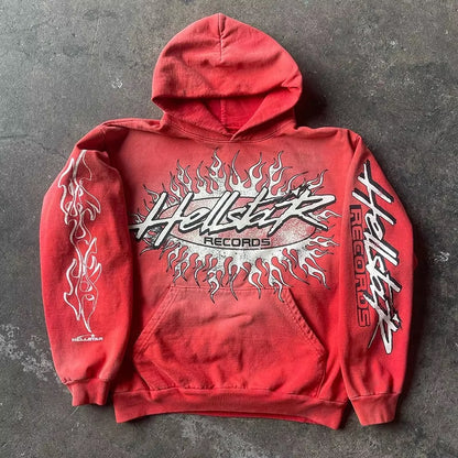 Unique Style Printed Hoodie