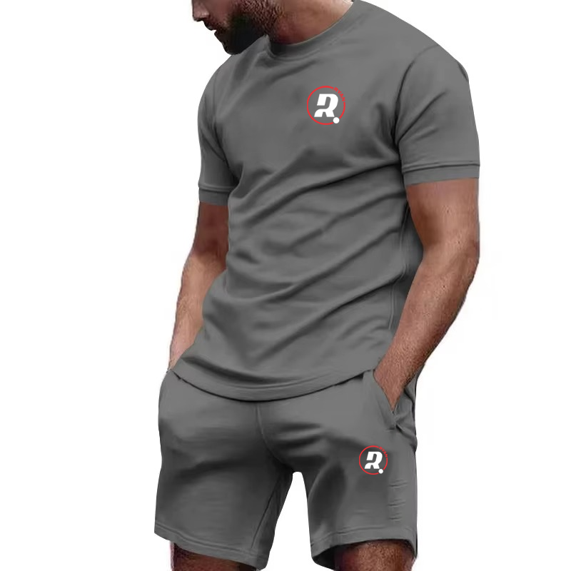 Men's Summer Sportswear Set – Short-Sleeve T-Shirt & Shorts