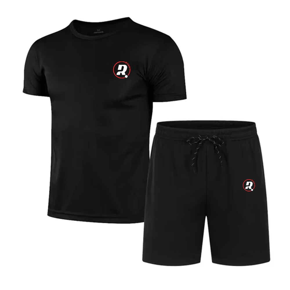 Men's Summer Customized Sports Set – Quick-Dry T-Shirt & Shorts