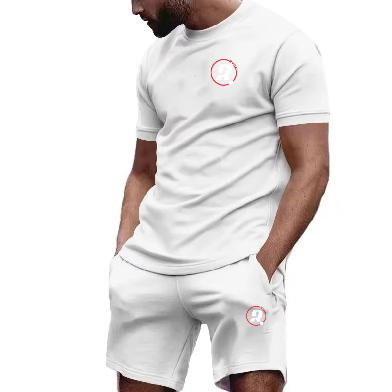 Men's Summer Sportswear Set – Short-Sleeve T-Shirt & Shorts