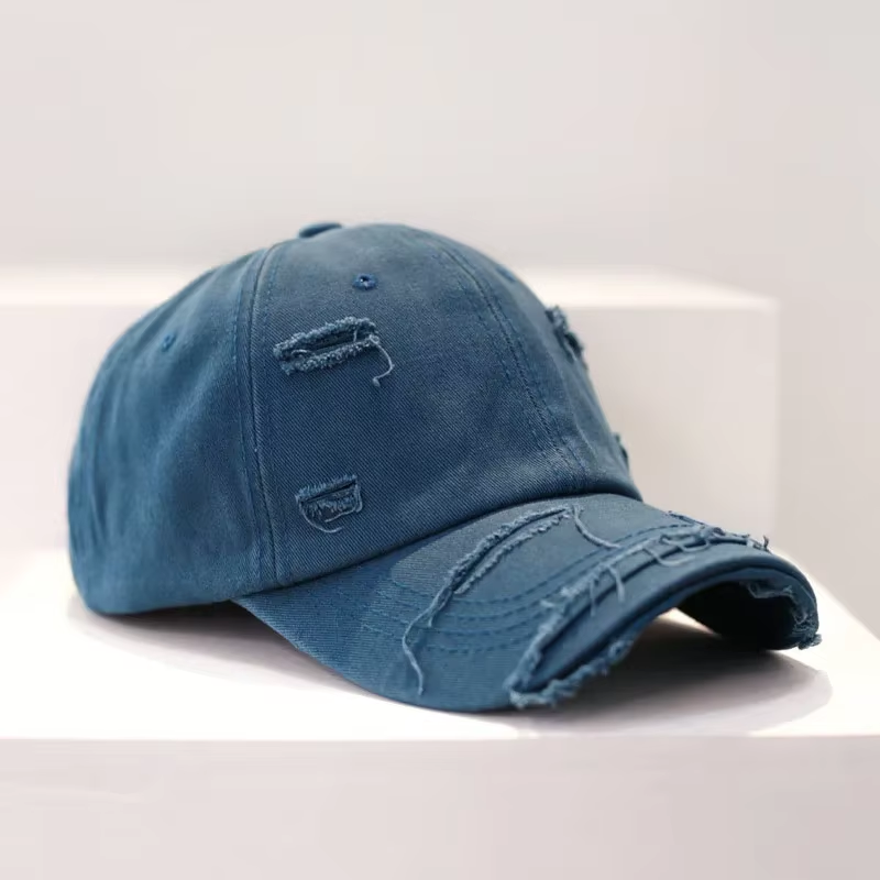 Custom Vintage Washed Cotton Dad Hat - Unstructured Embroidery Cap