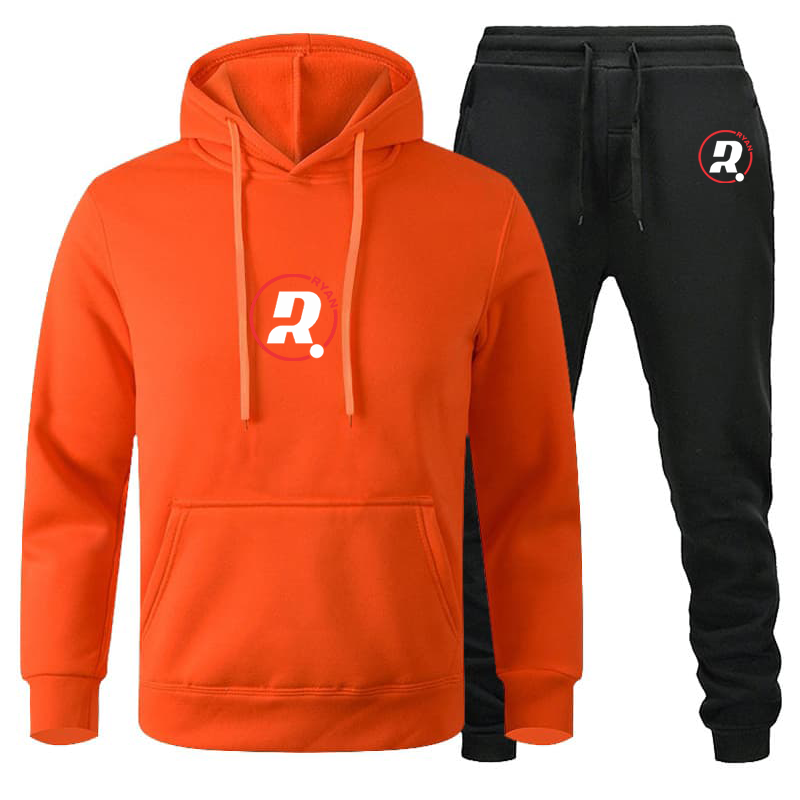 2-Piece Activewear Set – Sport Hoodie & Jogger Pants for Outdoor & Casual Wear