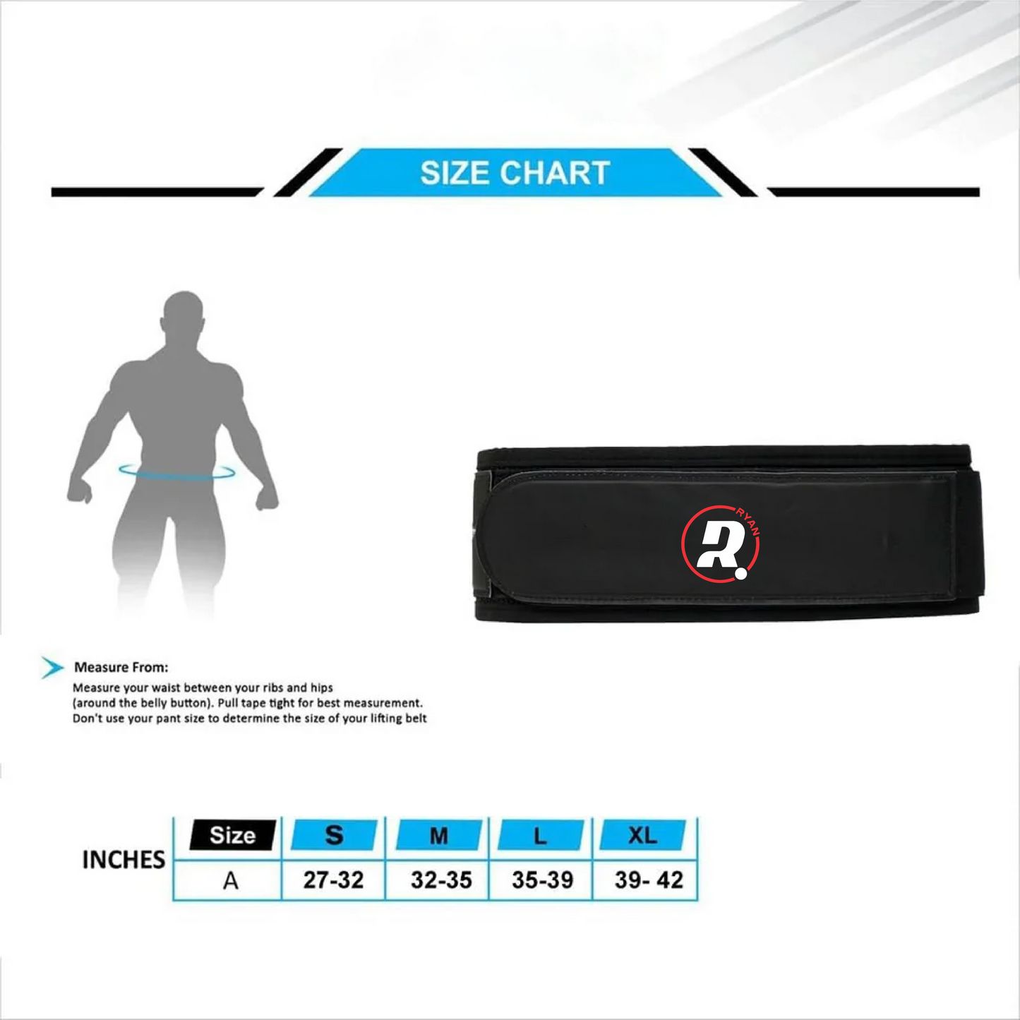 Self Locking Weightlifting Belt