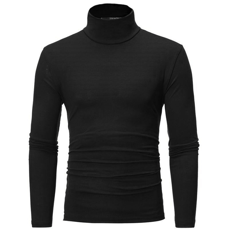 Men's Thermal Long Sleeve High Neck Shirt