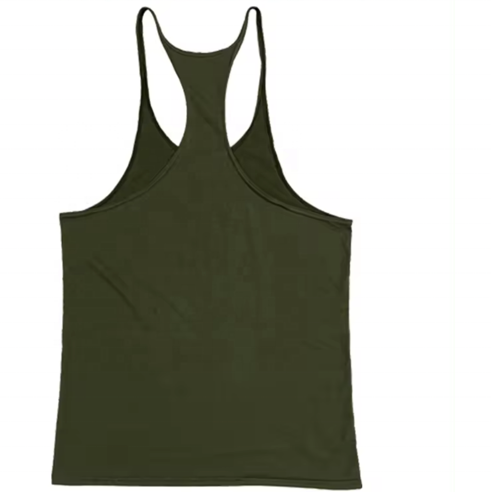 Custom Plus Size Men's Y-Back Gym Tank Tops