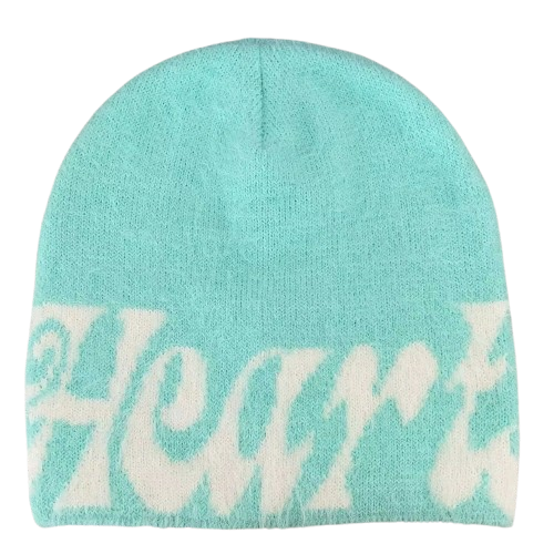 Custom Jacquard Mohair Knit Beanies - Y2K Style,