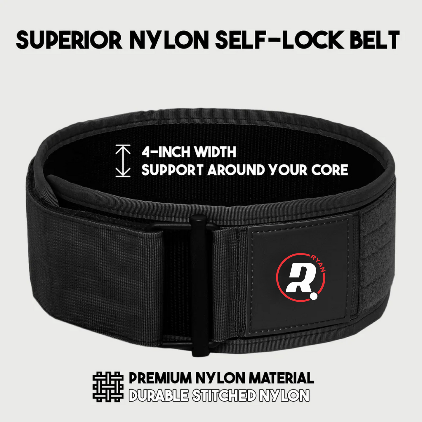 Self Locking Weightlifting Belt