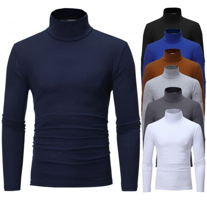 Men's Thermal Long Sleeve High Neck Shirt