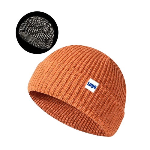 Reflective Silk Knit Skull Cap - Warm Beanie for Night Running