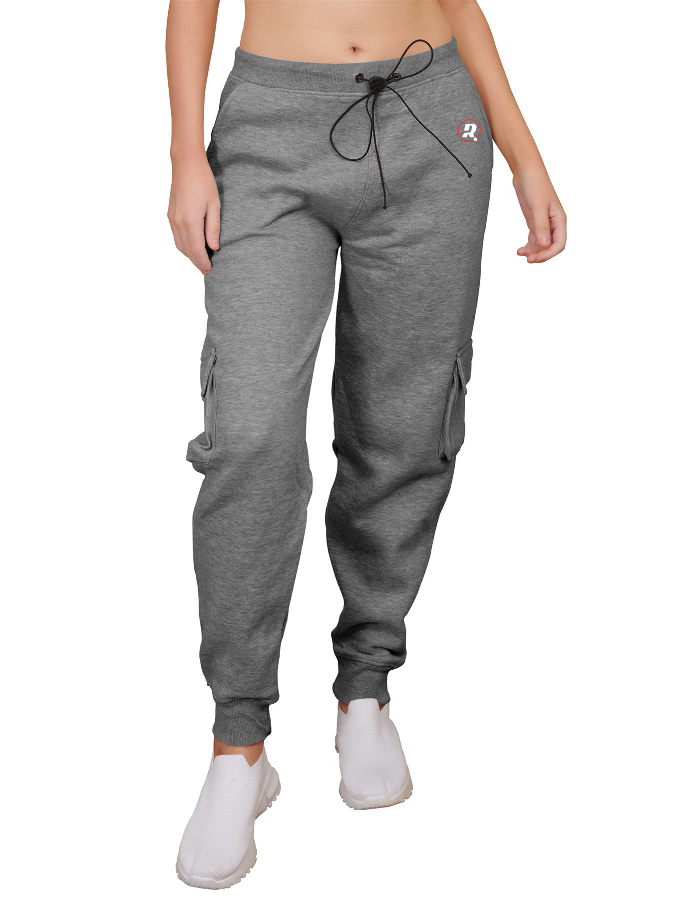 Women's Elastic Waist Cargo Joggers – Casual Combat Trousers for Everyday Wear