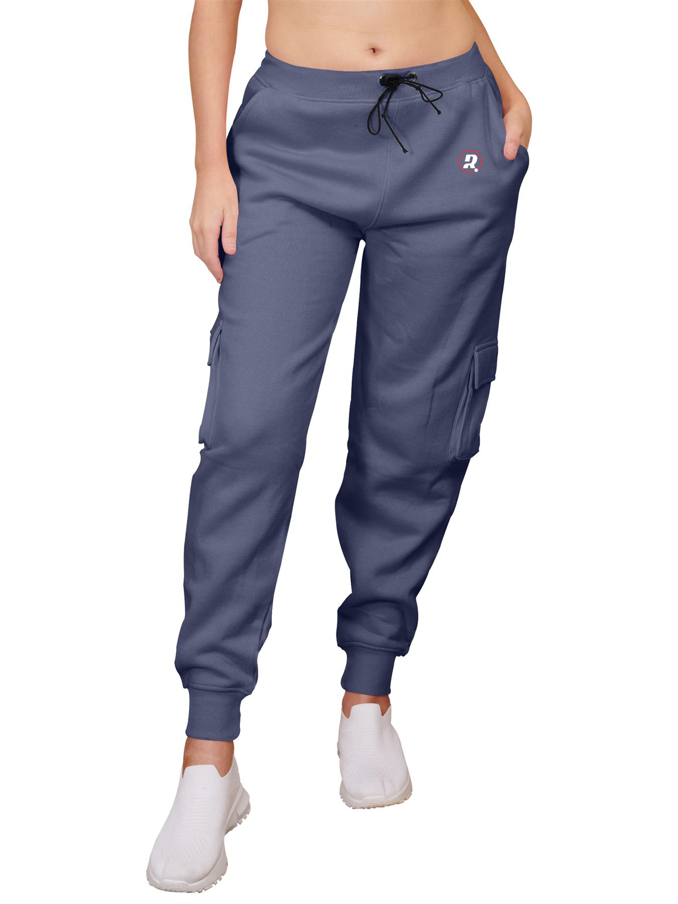 Women's Elastic Waist Cargo Joggers – Casual Combat Trousers for Everyday Wear