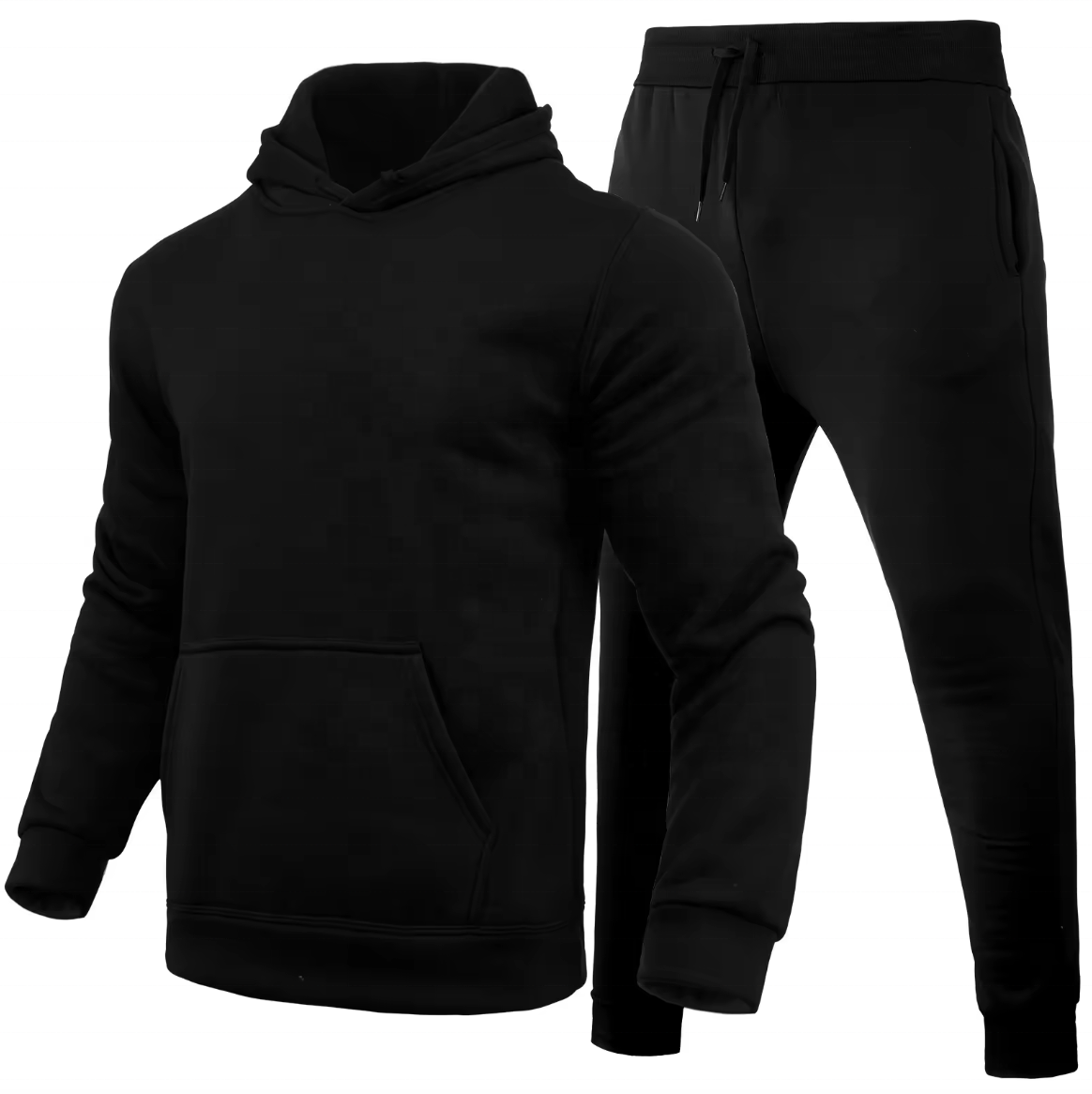 Unisex Plus Size Printed Fitness Tracksuit Set