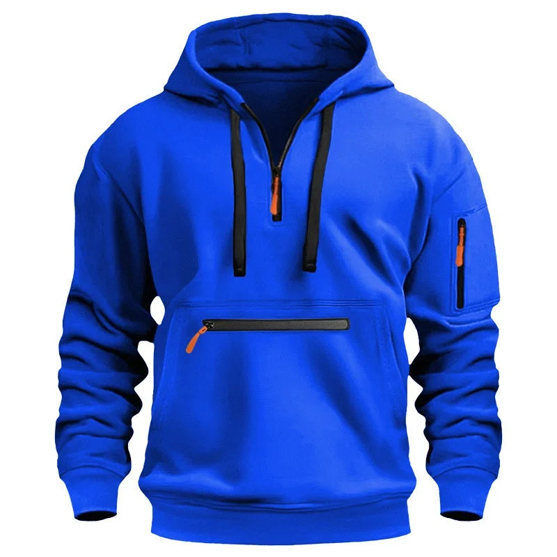 Multi-zipper Design  Hoodie