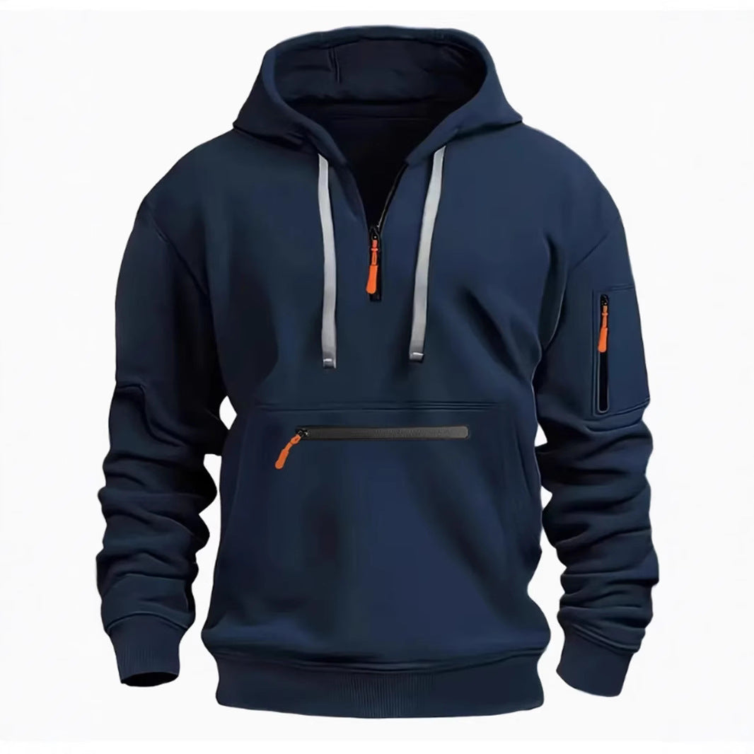 Multi-zipper Design  Hoodie