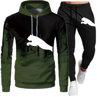 Outdoor Sports Sweater Set with Stylish Printed Patterns"