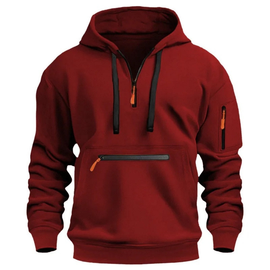 Multi-zipper Design  Hoodie