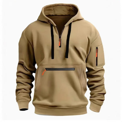 Multi-zipper Design  Hoodie