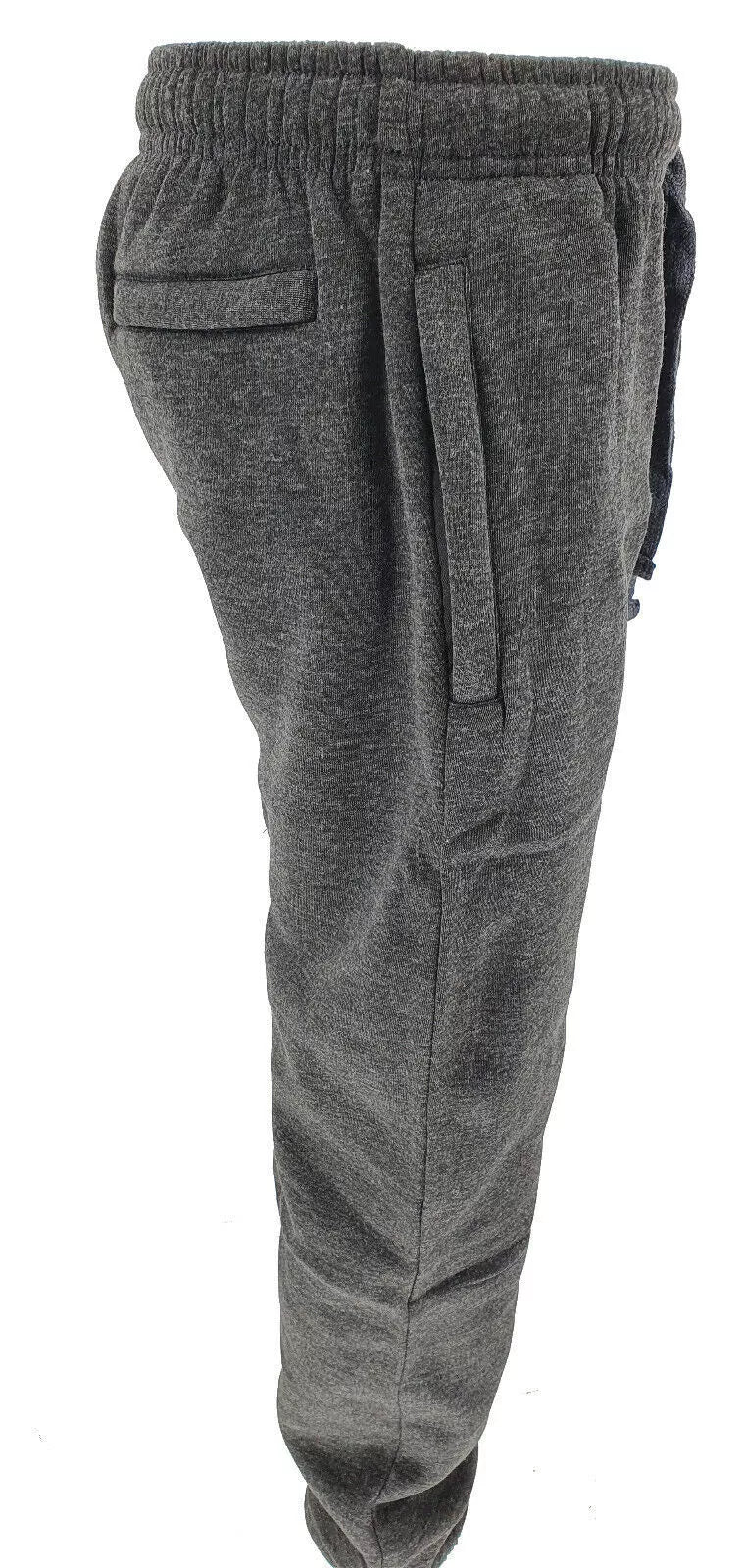 Men's Heavy Fleece Tracksuit Joggers – Gym, Sweatpants & Cuffed Hem