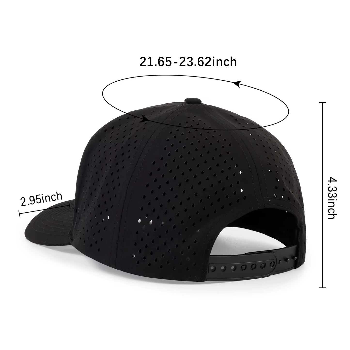 Custom Waterproof PVC Logo Baseball Cap