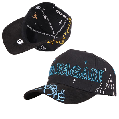 Premium Classic Embroidered Suede Cap with Curved Brim and Customized Logo - Customizable Baseball Hat for Men