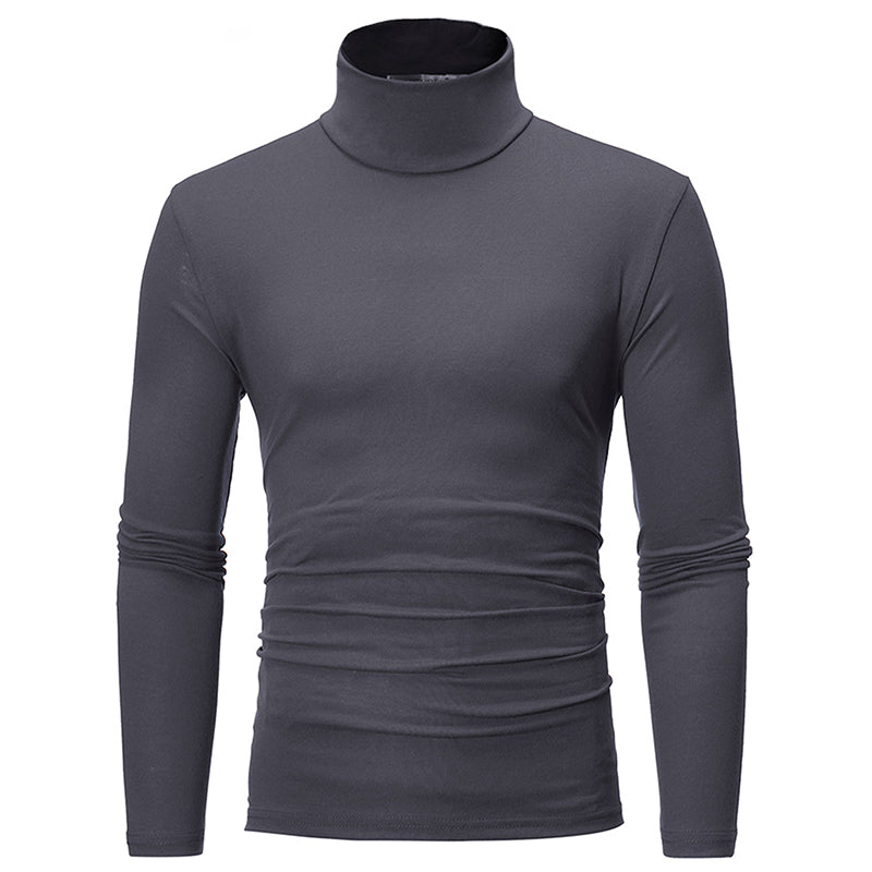 Men's Thermal Long Sleeve High Neck Shirt